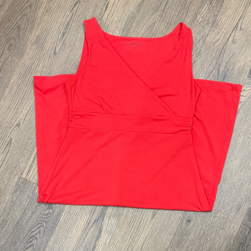 Eddie Bauer Red Midi Dress